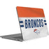 NFL Denver Broncos White Striped Surface Laptop Studio Skin
