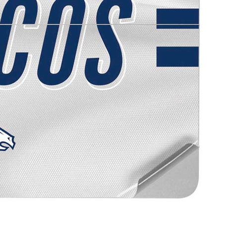 NFL Denver Broncos White Striped Surface Laptop Studio Skin