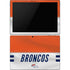 NFL Denver Broncos White Striped Surface Pro 6 Skin