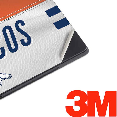 NFL Denver Broncos White Striped Surface Pro 6 Skin