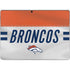 NFL Denver Broncos White Striped Surface Pro 8 Skin