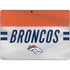 NFL Denver Broncos White Striped Surface Pro 9 Skin