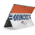 NFL Denver Broncos White Striped Surface Pro 9 Skin