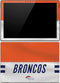 NFL Denver Broncos White Striped Surface Pro (2017) Skin