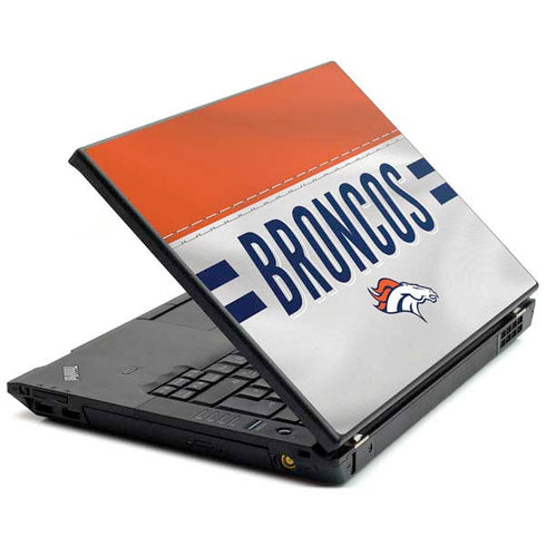 NFL Denver Broncos White Striped T440s Skin
