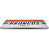 NFL Denver Broncos White Striped Universal Laptop 12in (9.8 x 6.8in) Skin