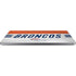 NFL Denver Broncos White Striped Universal Laptop 13in (10.6 x 7.6in) Skin