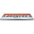 NFL Denver Broncos White Striped Universal Laptop 18in (14.6 x 10.6in) Skin