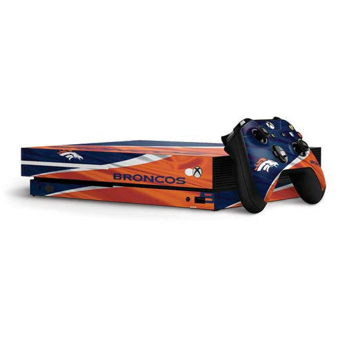 NFL Denver Broncos Xbox One X Bundle Skin