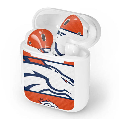 NFL Denver Broncos Zone Block Apple AirPods Skin