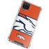 NFL Denver Broncos Zone Block Galaxy A12 Clear Case