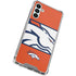 NFL Denver Broncos Zone Block Galaxy A13 5G Clear Case