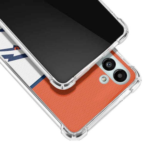 NFL Denver Broncos Zone Block Galaxy A13 5G Clear Case