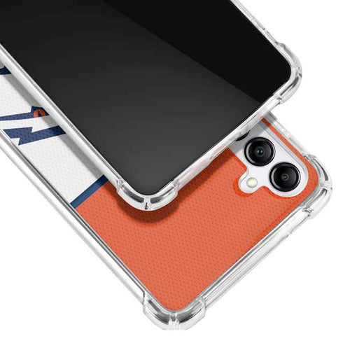 NFL Denver Broncos Zone Block Galaxy A14 5G Clear Case