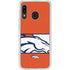 NFL Denver Broncos Zone Block Galaxy A20 Clear Case