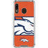 NFL Denver Broncos Zone Block Galaxy A30 Clear Case