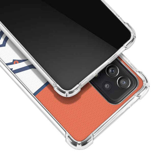 NFL Denver Broncos Zone Block Galaxy A52 5G Clear Case