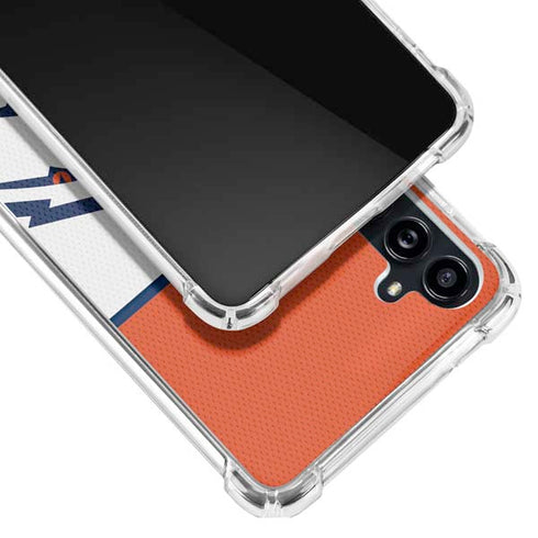 NFL Denver Broncos Zone Block Galaxy A54 5G Clear Case