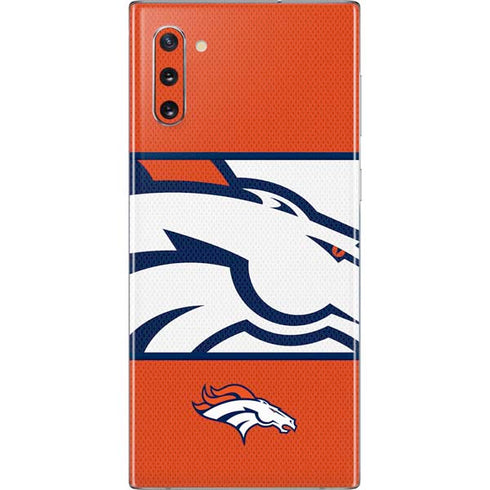 NFL Denver Broncos Zone Block Galaxy Note 10 Skin