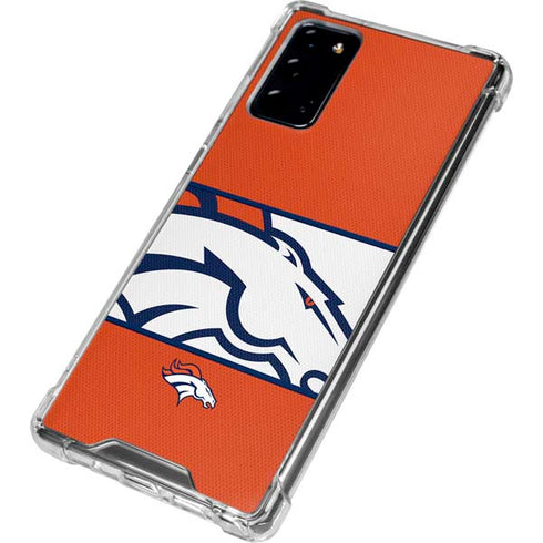 NFL Denver Broncos Zone Block Galaxy Note20 5G Clear Case