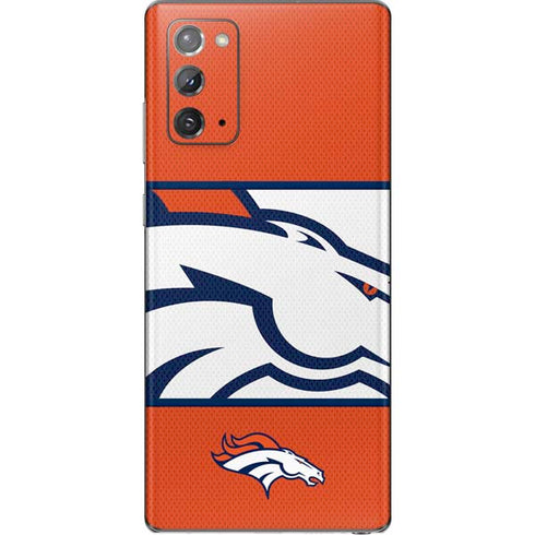 NFL Denver Broncos Zone Block Galaxy Note20 5G Skin
