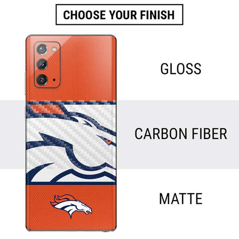 NFL Denver Broncos Zone Block Galaxy Note20 5G Skin