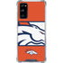 NFL Denver Broncos Zone Block Galaxy S20 FE Clear Case