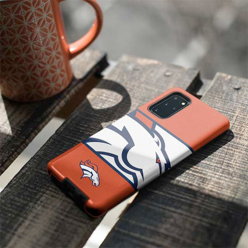 NFL Denver Broncos Zone Block Galaxy S20 Plus Pro Case