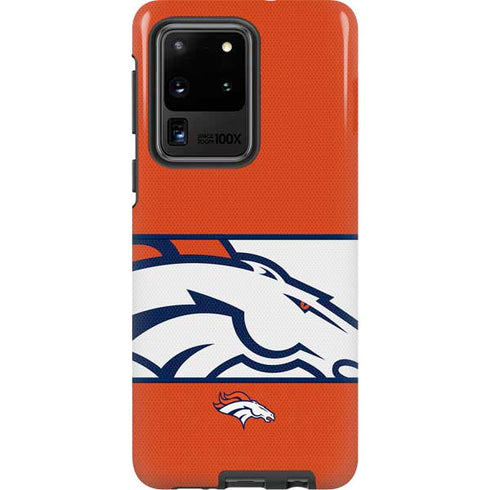 NFL Denver Broncos Zone Block Galaxy S20 Ultra 5G Pro Case