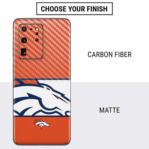 NFL Denver Broncos Zone Block Galaxy S20 Ultra 5G Skin
