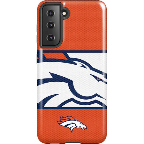 NFL Denver Broncos Zone Block Galaxy S21 5G Pro Case