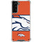 NFL Denver Broncos Zone Block Galaxy S21 Plus 5G Clear Case