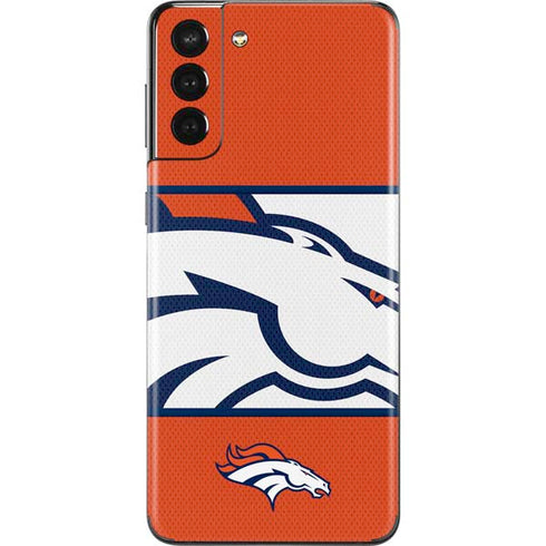 NFL Denver Broncos Zone Block Galaxy S21 Plus 5G Skin
