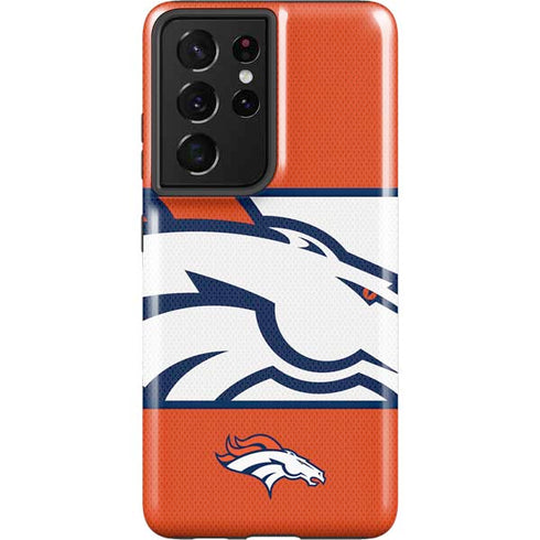 NFL Denver Broncos Zone Block Galaxy S21 Ultra 5G Pro Case