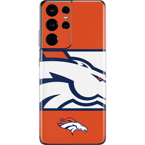 NFL Denver Broncos Zone Block Galaxy S21 Ultra 5G Skin