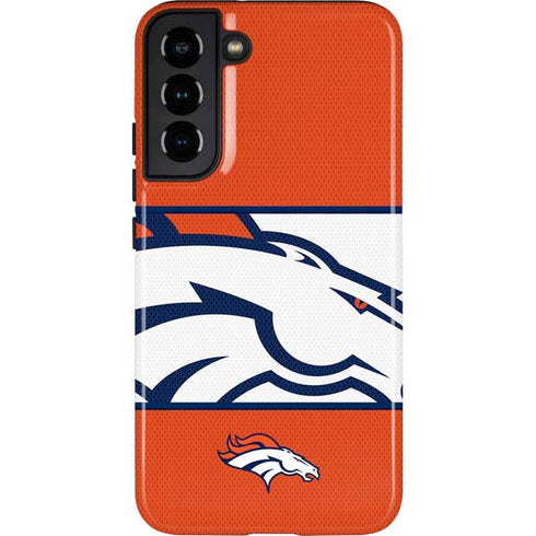 NFL Denver Broncos Zone Block Galaxy S22 Plus Pro Case