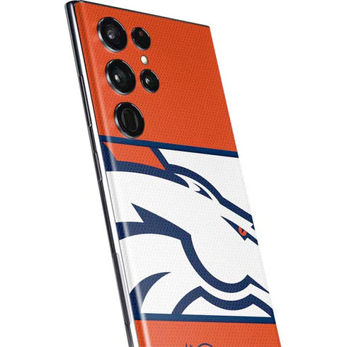 NFL Denver Broncos Zone Block Galaxy S22 Ultra Skin
