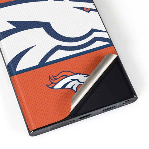 NFL Denver Broncos Zone Block Galaxy S22 Ultra Skin