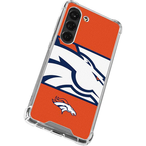 NFL Denver Broncos Zone Block Galaxy S23 Clear Case