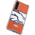 NFL Denver Broncos Zone Block Galaxy S23 Plus Clear Case