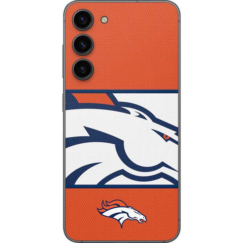 NFL Denver Broncos Zone Block Galaxy S23 Plus Skin