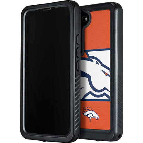 NFL Denver Broncos Zone Block Galaxy S23 Plus Waterproof Case