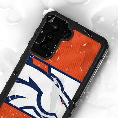 NFL Denver Broncos Zone Block Galaxy S23 Waterproof Case