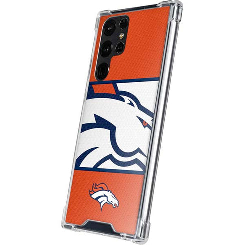 NFL Denver Broncos Zone Block Galaxy S24 Ultra Clear Case