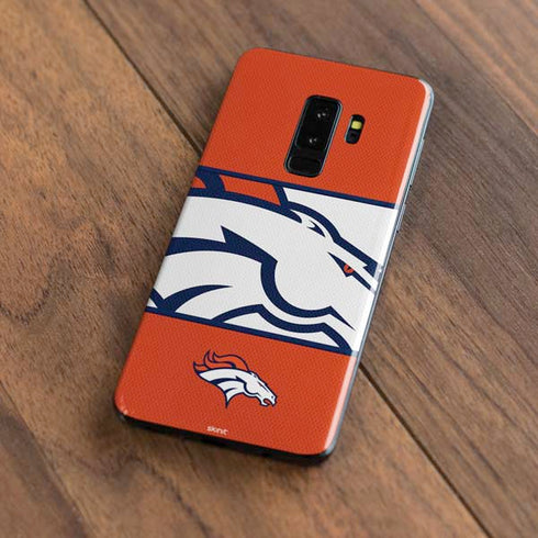 NFL Denver Broncos Zone Block Galaxy S9 Plus Skin