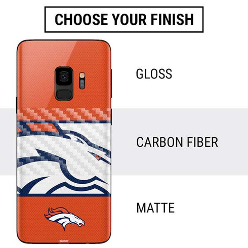 NFL Denver Broncos Zone Block Galaxy S9 Skin