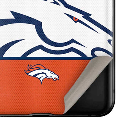 NFL Denver Broncos Zone Block Galaxy Z Flip Skin