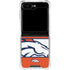 NFL Denver Broncos Zone Block Galaxy Z Flip5 5G Clear Case