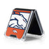 NFL Denver Broncos Zone Block Galaxy Z Flip5 5G Clear Case