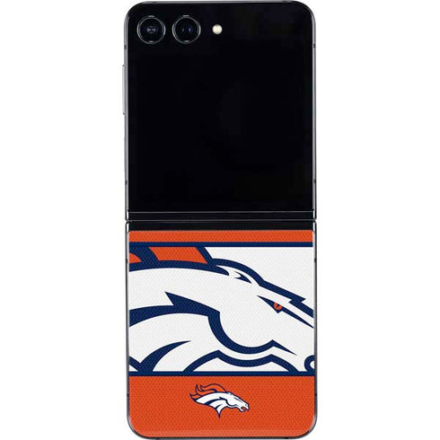 NFL Denver Broncos Zone Block Galaxy Z Flip5 5G Skin